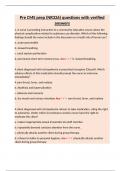 Pre CMS prep &lpar;NR326&rpar; questions with verified answers