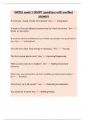 NR326 week 1 EDAPT questions with verified answers&period;