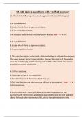 NR 326 Quiz 2 questions with verified answers