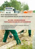 NCOI Oefentoets MBO Uitvoerder Bouw en Infra niveau 4 - Nieuwe vragen 2025 &plus; lijst kernbegrippen &plus; belangrijkste modellen&comma; leerdoelen en HACKS&excl;
