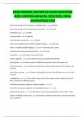 NHSA GEORGIA DRIVERS ED EXAM QUESTIONS WITH ANSWERS&comma; 2024&sol;2025&comma; FOR A GUARANTEED PASS