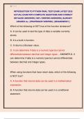 INTRODUCTION TO PYTHON FINAL TEST EXAM LATEST 2025  ACTUAL EXAM WITH COMPLETE QUESTIONS AND CORRECT  DETAILED ANSWERS &lpar;100&percnt; VERIFIED ANSWERS&rpar; &vert;ALREADY  GRADED A&plus;&vert; &vert;&vert;PROFESSOR VERIFIED&vert;&vert; &vert;&vert;BRANDNEW&excl;&excl;&excl;&vert;&vert; 