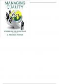 managing quality integrating the supply chain 6th edition by s&period; thomas foster test bank