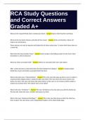Relativity Certified Administrator &lpar;RCA&rpar; Questions and Correct Answers Graded A &period; Package Deal