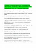 VIRGINIA HOME IMPROVEMENT CONTRACTING &lpar;HIC&rpar; EXAM &vert; ACCURATE CURRENTLY TESTING REAL EXAM QUESTIONS WITH DETAILED ANSWERS 