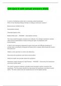 CAI Quiz 6 with actual answers 2025