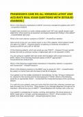 PROGRESSIVE CARE RN ALL VERSIONS LATEST AND ACCURATE REAL EXAM QUESTIONS WITH DETAILED ANSWERS &vert;