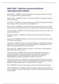 WGU C963 - Objective Assessment&lpar;Solved 100&percnt;&rpar;2024&sol;2025 UPDATE