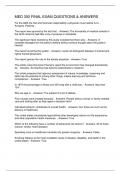 MED 300 FINAL EXAM QUESTIONS & ANSWERS
