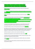 ISSA FINAL EXAM LATEST 2025-2026 QUESTIONS AND VERIFIED ANSWERS  