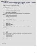 TEST BANK FOR CURRENT MEDICAL DIOGNOSIS AND TREATMENT