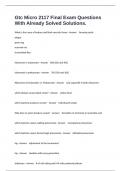 Gtc Micro 2117 Final Exam Questions With Already Solved Solutions&period;