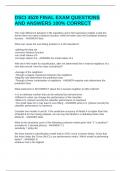 DSCI 4520 FINAL EXAM QUESTIONS AND ANSWERS 100&percnt; CORRECT