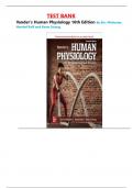 Test Bank For Vander&rsquo;s Human Physiology 16th Edition By Eric Widmaier&comma; Hershel Raff and Kevin Strang