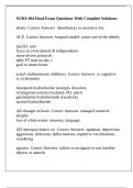NURS 404 Final Exam Questions With Complete Solutions