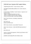 NURS 404&colon; Exam 1 Questions With Complete Solutions