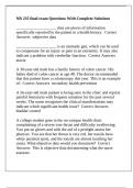 NR 235 final exam Questions With Complete Solutions