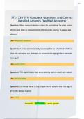 SFL- 334 BYU Complete Questions and Correct  Detailed Answers &lpar;Verified Answers&rpar;