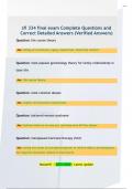 sfl 334 final exam Complete Questions and  Correct Detailed Answers &lpar;Verified Answers&rpar; 