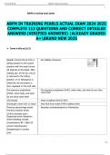 ABFM IN TRAINING PEARLS ACTUAL EXAM 2024 2025  COMPLETE 113 QUESTIONS AND CORRECT DETAILED  ANSWERS &lpar;VERIFIED ANSWERS&rpar; &vert;ALREADY GRADED  A&plus;BRAND NEW 2025