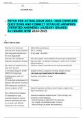 PSYCH EOR ACTUAL EXAM 2024- 2025 COMPLETE  QUESTIONS AND CORRECT DETAILED ANSWERS  &lpar;VERIFIED ANSWERS&rpar; &vert;ALREADY GRADED  A&plus;BRAND NEW 2024-2025  