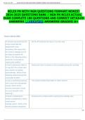 NCLEX PN WITH NGN QUESTIONS FORMART NEWEST  2024-2025 QUESTIONS BANK &sol; NGN PN NCLEX ACTUAL  EXAM COMPLETE 180 QUESTIONS AND CORRECT DETAILED  ANSWERS VERIFIED ANSWERS GRADED A&plus;