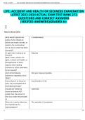 LIFE&comma; ACCIDENT AND HEALTH OR SICKNESS EXAMINATION  LATEST 2023-2024 ACTUAL EXAM TEST BANK 273  QUESTIONS AND CORRECT ANSWERS  &lpar;VERIFIED ANSWERS&rpar;GRADED A&plus; 