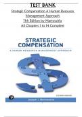 TEST BANK for Strategic Compensation A Human Resource  Management Approach  11th Edition by Martocchio  All Chapters 1 to 14 Complete  Downloadable pdf