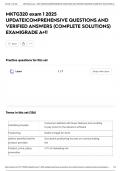 MKTG320 exam 1 2025 UPDATE&vert;COMPREHENSIVE QUESTIONS AND VERIFIED ANSWERS &lpar;COMPLETE SOLUTIONS&rpar; EXAM&vert;GRADE A&plus;&excl;&excl;