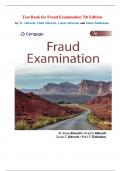 Test Bank for Fraud Examination&comma; 7th Edition by W&period; Albrecht&comma; Chad Albrecht&comma; Conan Albrecht&comma; and Mark Zimbelman