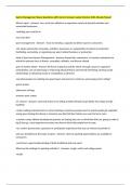 Sports Management Exam Questions with Correct Answers Latest Version 2025 Already Passed 