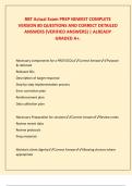 RBT Actual Exam PREP NEWEST COMPLETE VERSION 80 QUESTIONS AND CORRECT DETAILED ANSWERS &lpar;VERIFIED ANSWERS&rpar; &vert; ALREADY GRADED A&plus;&period;