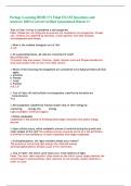 Portage Learning BIOD 171 Final EXAM Questions and Answers 100-Correctverified Guaranteed Rated A&plus;