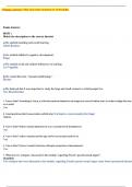 Portage Learning PSY 101 Exam Answers for all Modules