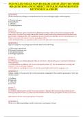 NGN NCLEX &sol;NCLEX NGN RN EXAM LATEST-2025 TEST BANK 800 QUESTIONS AND CORRECT DETAILED ANSWERS WITH RATIONALES &vert;A&plus;GRADE