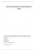 ADVANCED PATHOPHYSIOLOGY 530 - EXAM 3 QUESTIONS AND VERIFIED ANSWERS&vert; 100&percnt; CORRECT