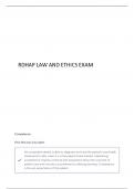REGISTERED DENTAL HYGIENIST LAW AND ETHICS WRITTEN EXAMINATION QUESTIONS AND ANSWERS
