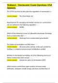 Walmart - Stormwater Exam Questions ANd Answers&period;docx