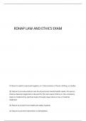 RDHAP LAW AND ETHICS EXAM
