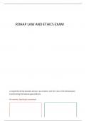 RDHAP LAW AND ETHICS EXAM QUESTIONS AND VERIFIED ANSWERS&vert; 100&percnt; CORRECT&vert; GRADE A 