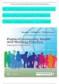 Public &sol; Community Health and Nursing Practice&colon; Caring for Populations&comma; 3rd Edition TEST BANK by Christine L&period; Savage&comma; Verified Chapters 1 - 22&comma; Complete Newest Version