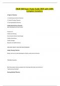 CNUR 300 Exam Study Guide 2 2025 with 100&percnt; Complete Solutions