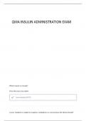 QMA INSULIN PRACTICE QUESTIONS AND ANSWERS &lpar;LATEST&rpar; 2025&sol;26 