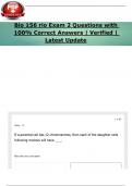 Bio 156 rio Exam 2 Questions with 100&percnt; Correct Answers &vert; Verified &vert; Latest Update