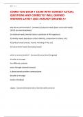 COMM 1500 EXAM 1 EXAM WITH CORRECT ACTUAL QUESTIONS AND CORRECTLY WELL DEFINED ANSWERS LATEST 2025 ALREADY GRADED A&plus;
