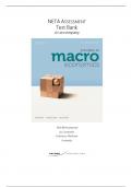 NETA Assessment&colon; Test Bank to accompany Principles of Macroeconomics&comma; Sixth Canadian Edition By N&period; Gregory Mankiw &sol; Ronald D&period; Kneebone &sol; Kenneth J&period; McKenzie A&plus;