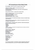 ATI Comprehensive Exam Study Guide