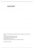 CCRN PRACTICE TEST 1 LATEST 2025&sol;2026 QUESTIONS AND 100&percnt; CORRECT ANSWERS