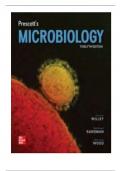 Test Bank for Prescott's Microbiology 12th Edition by Joanne Willey&comma; All Chapters 1 - 42 Complete&comma; Verified Latest Edition