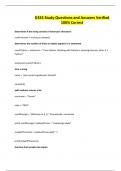 D335 Study-Questions and Answers Verified 100&percnt; Correct
